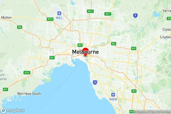 South Melbourne, Victoria Region Map