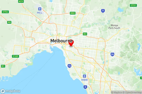 Toorak, Victoria Region Map