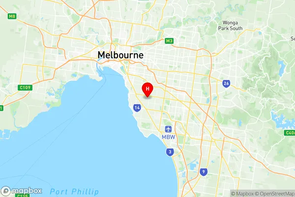 Bentleigh McKinnon, Victoria Region Map