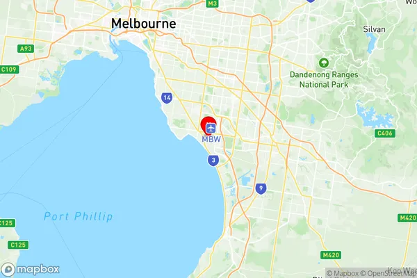 Mordialloc Parkdale, Victoria Region Map