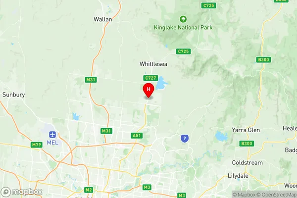 Mernda, Victoria Region Map