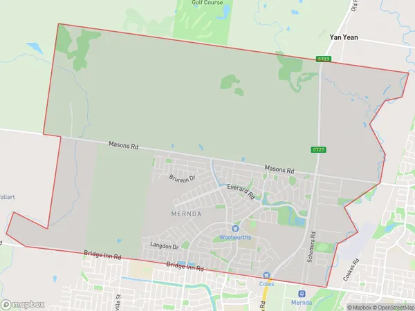 Mernda North, Victoria Polygon Area Map