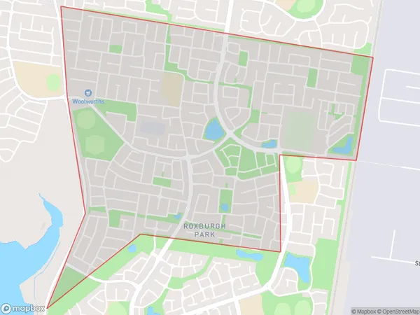 Roxburgh Park North, Victoria Polygon Area Map