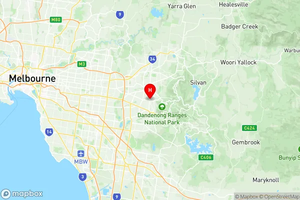 Boronia, Victoria Region Map