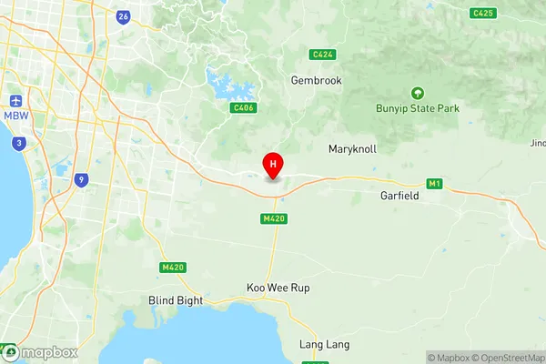 Pakenham South, Victoria Region Map