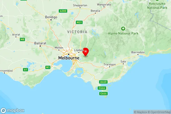 Melbourne South East, Victoria Region Map