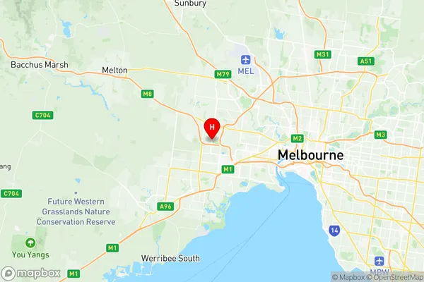 Deer Park Derrimut, Victoria Region Map