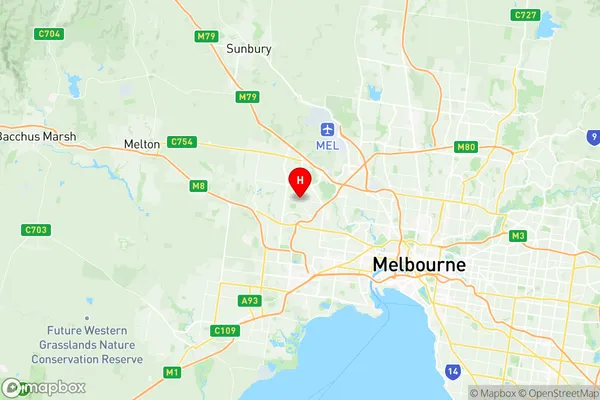 St Albans North, Victoria Region Map