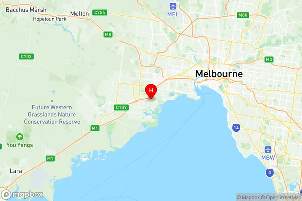 Altona Meadows, Victoria Region Map
