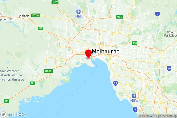 Newport, Victoria Region Map