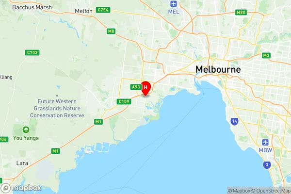 Seabrook, Victoria Region Map