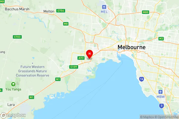 Laverton, Victoria Region Map