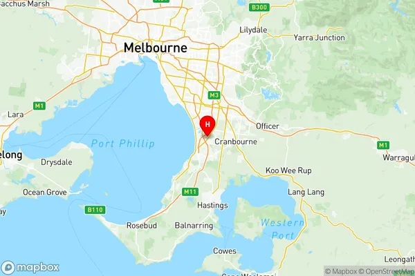 Frankston, Victoria Region Map