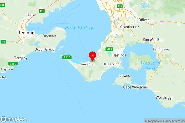 Mornington Peninsula, Victoria Region Map