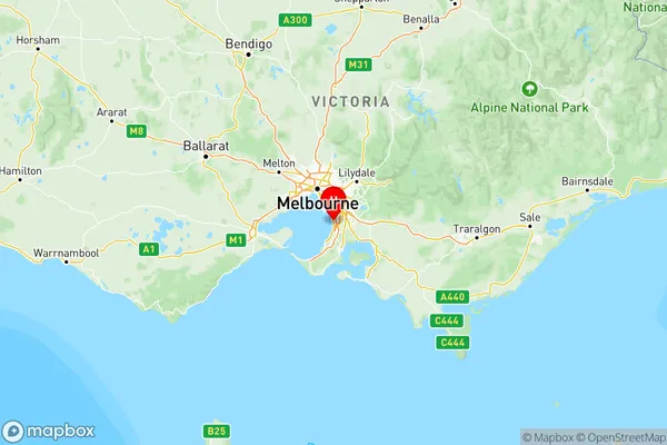 Mornington Peninsula, Victoria Region Map