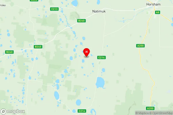 Horsham Region, Victoria Region Map