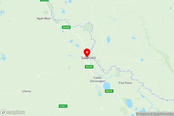 Swan Hill, Victoria Region Map