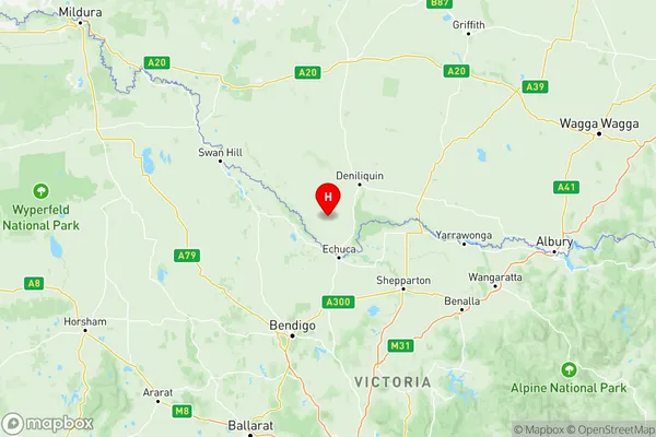 Shepparton, Victoria Region Map