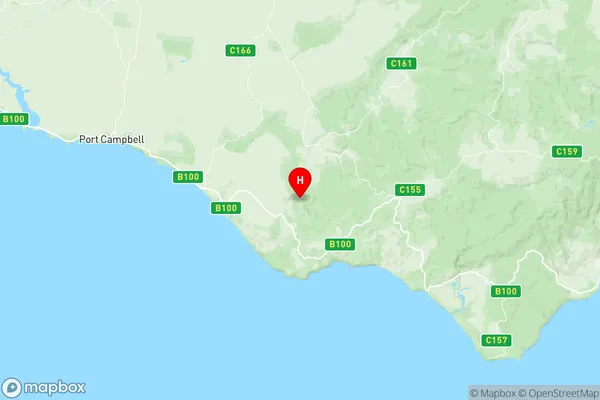 Corangamite South, Victoria Region Map