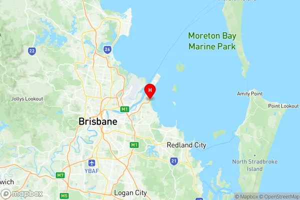 Brisbane Port Lytton, Queensland Region Map