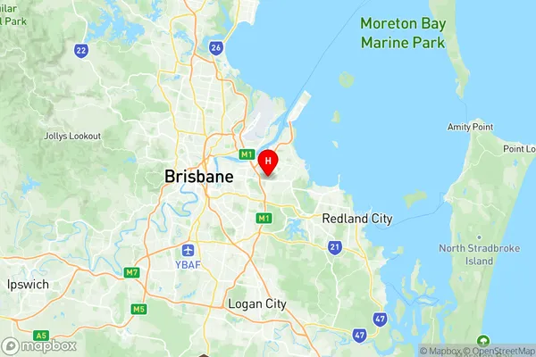 Tingalpa, Queensland Region Map