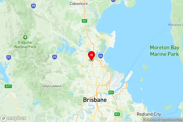 Bald Hills, Queensland Region Map