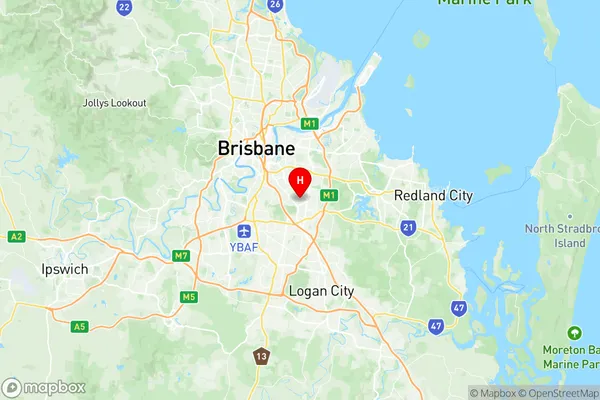 Mount Gravatt, Queensland Region Map