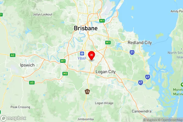 Sunnybank Hills, Queensland Region Map