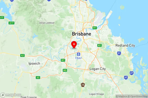 Corinda, Queensland Region Map