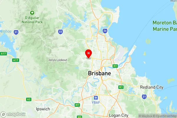 Mitchelton, Queensland Region Map