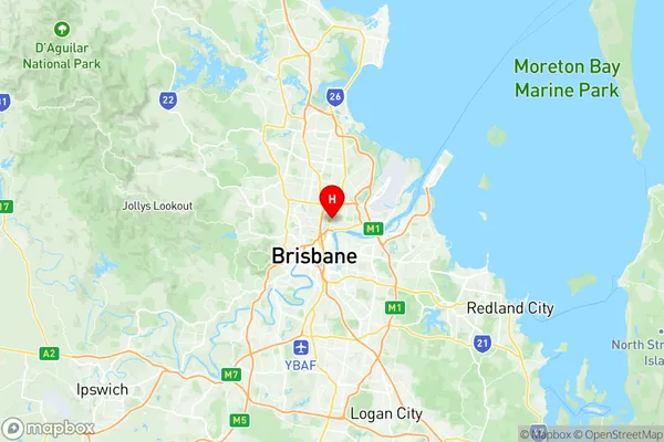 Albion, Queensland Region Map