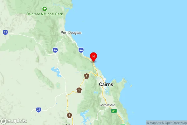 Cairns North, Queensland Region Map