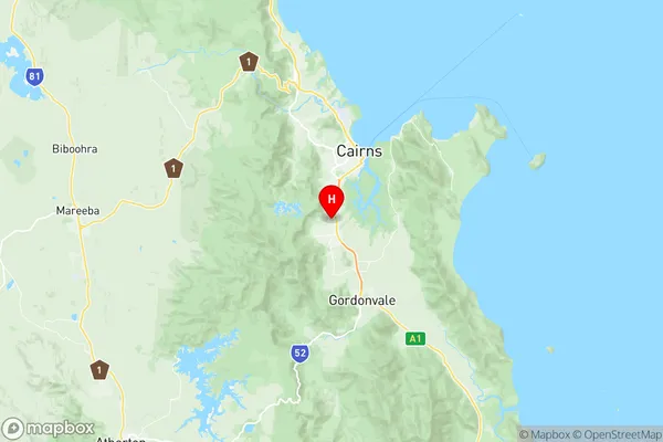 Bentley Park, Queensland Region Map