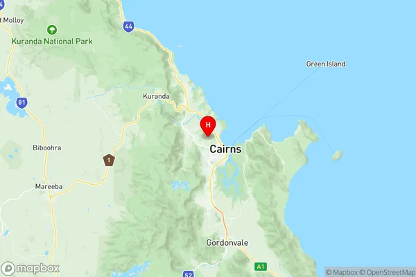 Whitfield Edge Hill, Queensland Region Map