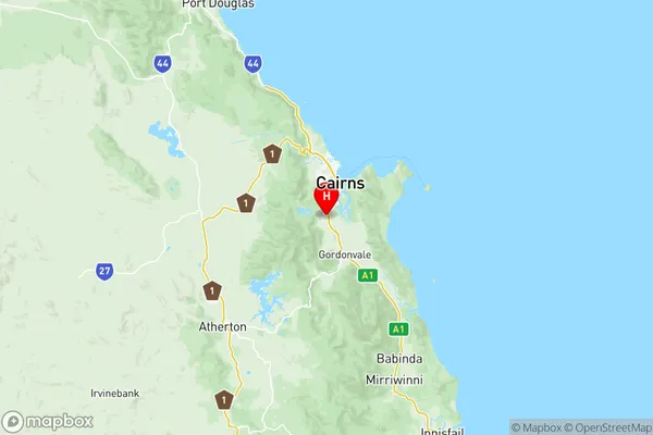 Cairns South, Queensland Region Map