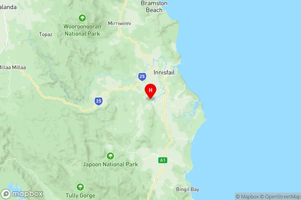Johnstone, Queensland Region Map