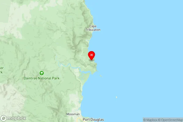 Daintree, Queensland Region Map