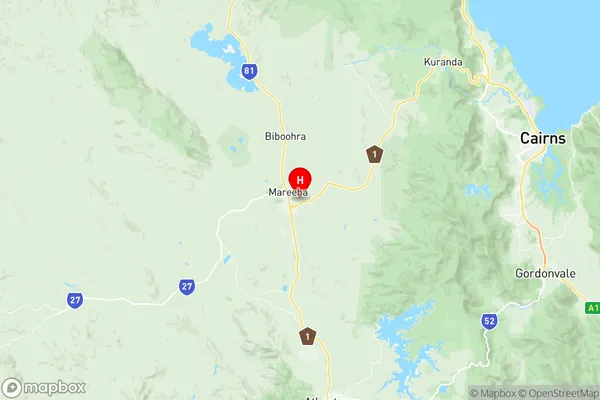 Mareeba, Queensland Region Map