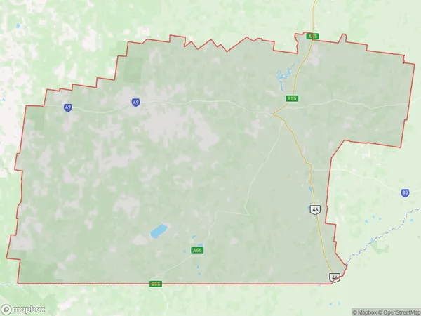 Balonne, Queensland Polygon Area Map