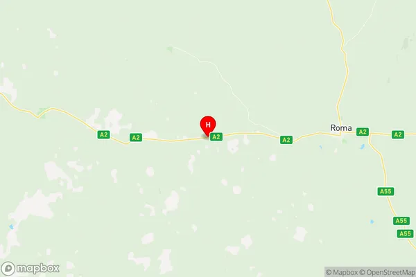 Roma Region, Queensland Region Map