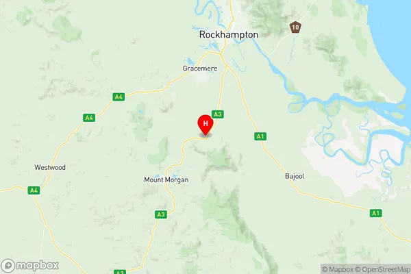 Bouldercombe, Queensland Region Map