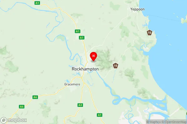 Frenchville Mount Archer, Queensland Region Map