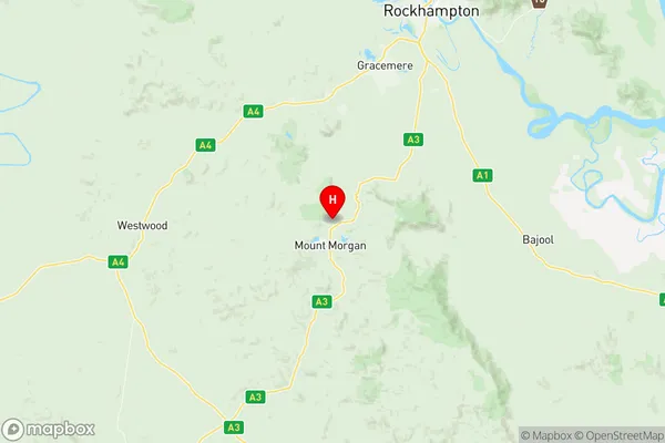 Mount Morgan, Queensland Region Map