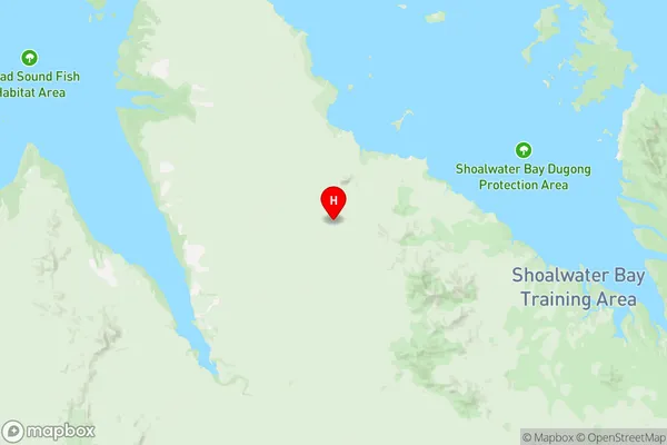 Shoalwater Bay, Queensland Region Map