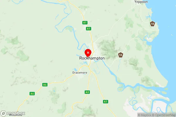 The Range Allenstown, Queensland Region Map