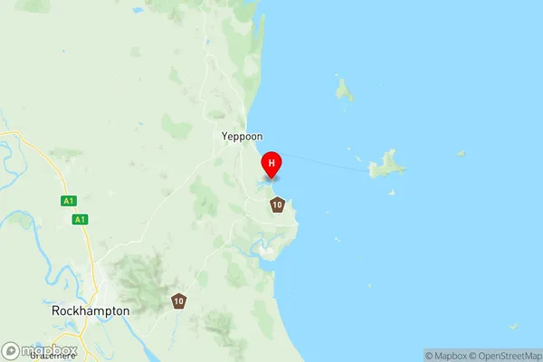 Yeppoon, Queensland Region Map