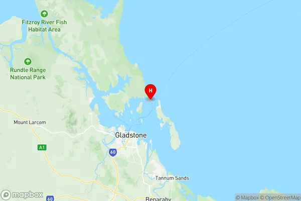 Gladstone Hinterland, Queensland Region Map