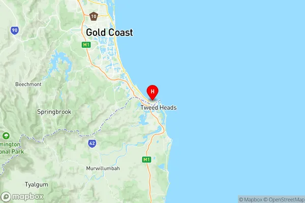 Coolangatta, Queensland Region Map