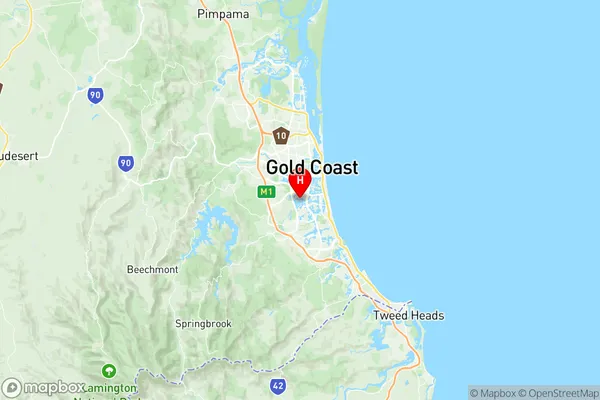 Clear Island Waters, Queensland Region Map