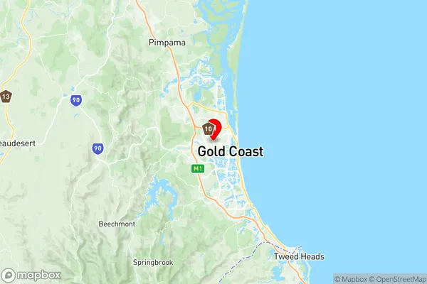 Ashmore, Queensland Region Map